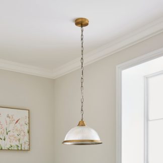 An Image of Adie Traditional Adjustable Glass Ceiling Light Clear