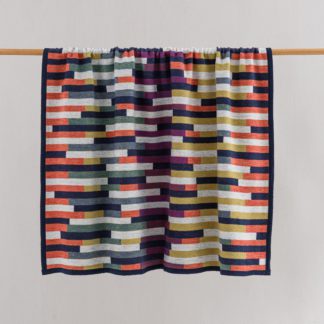 An Image of Supersoft Audenza Blocks Throw MultiColoured