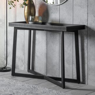 An Image of Baytown Boutique Console Table Black