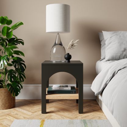 An Image of Albourne Bedside Table Charcoal