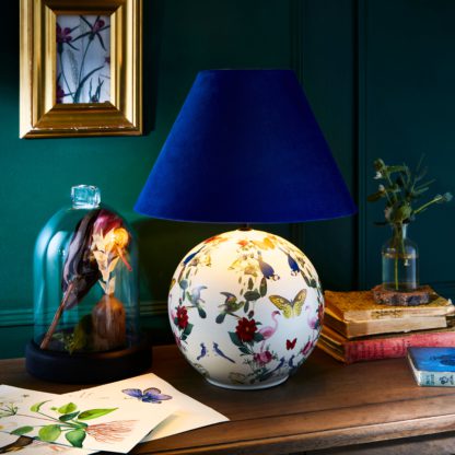 An Image of Kaleidoscope Ceramic Table Lamp MultiColoured