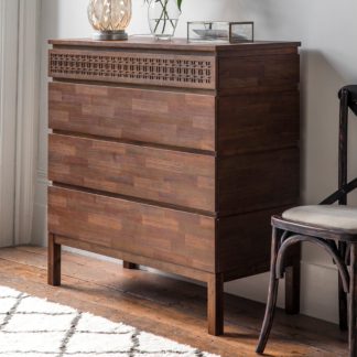 An Image of Baytown Retreat 4 Drawer Chest Brown