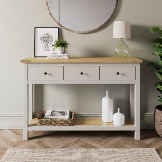 An Image of Olney Console Table, Stone Stone