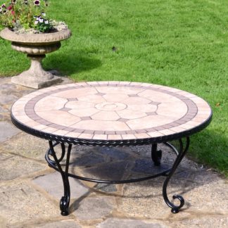 An Image of Riverside 91cm Coffee Table Brown