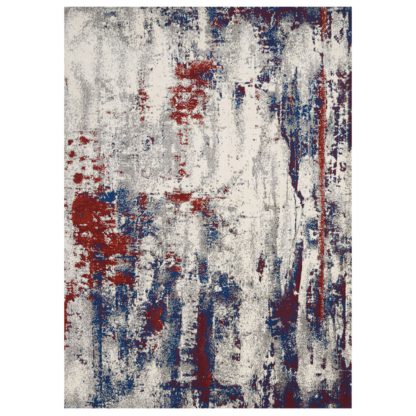 7a8494fda64c8fda89b8d4fa30f7856b8ed079f7b02f70128b3deec608b51f36.jpg An Image of Maxell 15 Rug White/Blue/Red