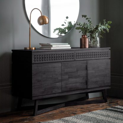 An Image of Baytown Boutique Sideboard Black