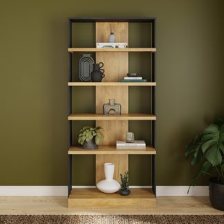 An Image of Marlene Chunky Open Shelves Wood (Brown)