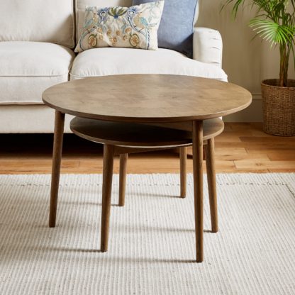 a9b592dc1913eedd5897dc4d5798332f5972fb6336d1f9e07d2308e1befe781f.jpg An Image of Farris Nest of Coffee Tables Light Oak