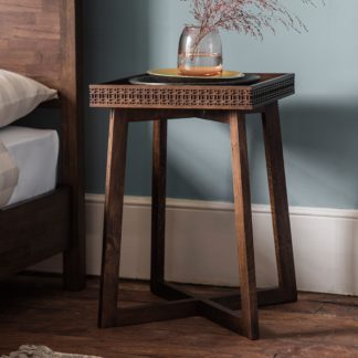 An Image of Baytown Retreat Bedside Table Brown