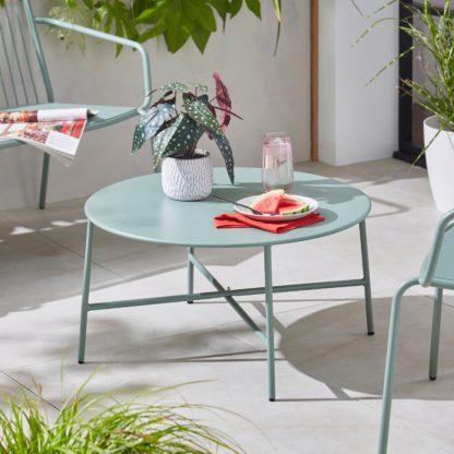 An Image of Steel Garden Coffee Table, Lilypad Lilypad