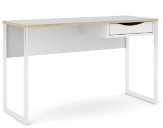 An Image of Tvilum Function Plus 1 Drawer Office Desk - White