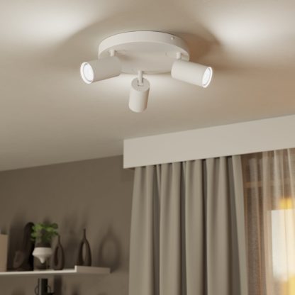 0955ddf70a38ba7f4d7c99bf4dde96205ab81e15b35ce3b2c2895939e247d455.jpg An Image of EGLO Telimbela-Z 3 Light Adjustable Spotlight White