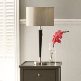 An Image of Lowry Metal Table Lamp Silver