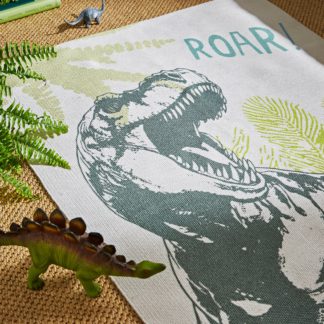 An Image of All About the T-rex Rug MultiColoured