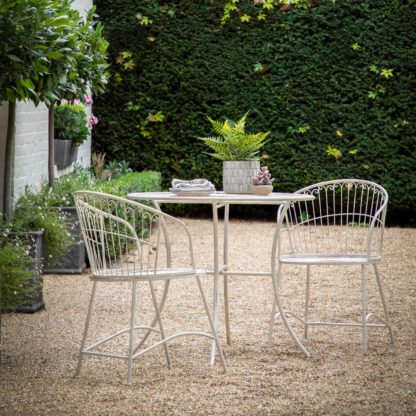 An Image of Fewston Bistro Set Black