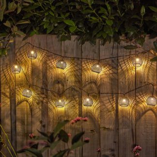 An Image of The Solar Company 10 Solar Mesh String Lights