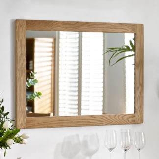 An Image of Mallory - Wall Mirror - Oak - Wooden
