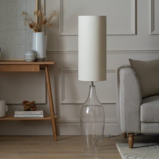 An Image of Habitat Abas Floor Lamp - Nickel