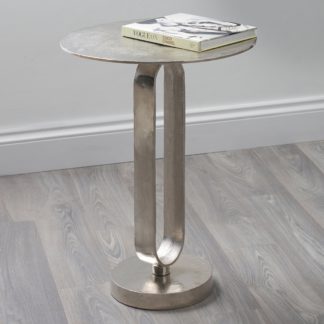 An Image of Zaneta Metal Side Table Silver