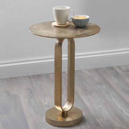 An Image of Zaneta Metal Side Table Silver