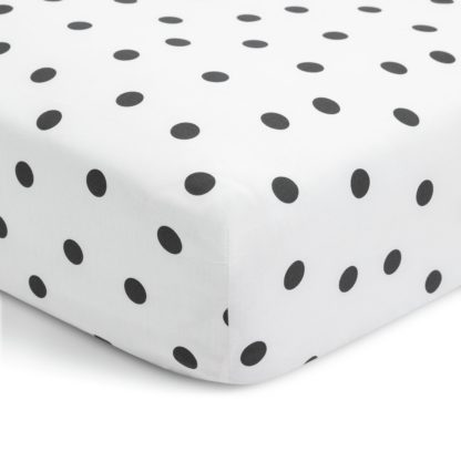 4f2736bc80653c48c022902853da1e9901f32668336b2d5a56d88044dfcec6cd.jpg An Image of Habitat Mono Spot Fitted Sheet - Single