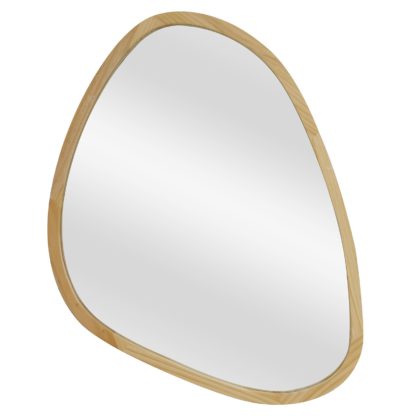 An Image of Pine Pebble Mirror - 80cm