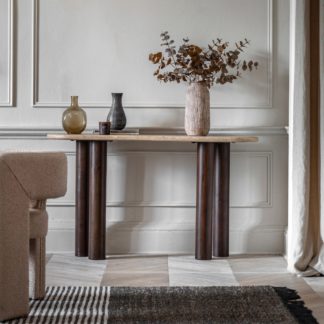 An Image of Thimbley Console Table Brown