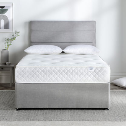 An Image of Calder - Single - Spring Memory Foam Tufted Mattress - Fabric - 3ft