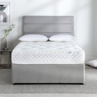 An Image of Calder - Small Double - Spring Memory Foam Tufted Mattress - Fabric - 4ft