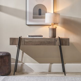 An Image of Osato 1 Drawer Console Table Brown