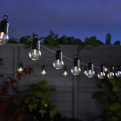 An Image of The Solar Company 40 Festoon Lights - White