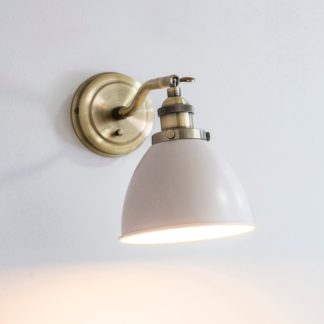 An Image of Vogue Elijah Industrial Adjustable Wall Light Taupe