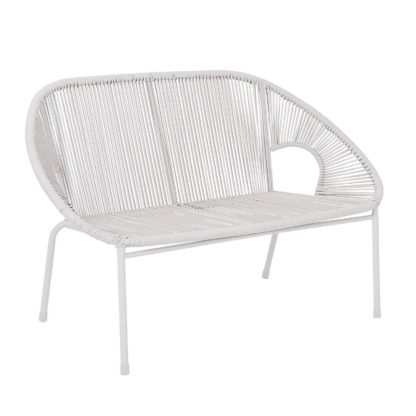 An Image of Acapulco 2 Seater Garden Bench - Grey