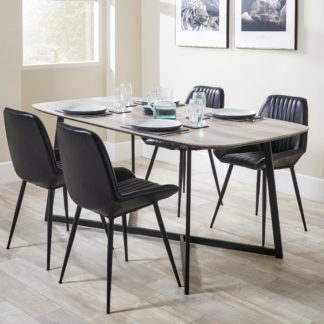 An Image of PAcific Ukiah Dining Table, Wood Effect Grey