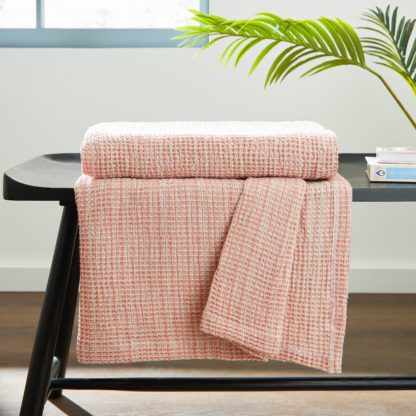 An Image of Rinna Waffle Throw Green