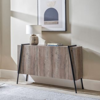 An Image of Osato 1 Drawer Side Table Brown