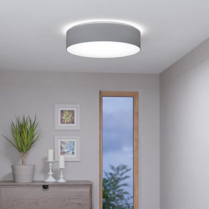 d15f5ce70a32ea0303ae1401d237aa5f048d186ab22b369338d4a191b215f234.jpg An Image of EGLO Romao-Z Flush Ceiling Light White