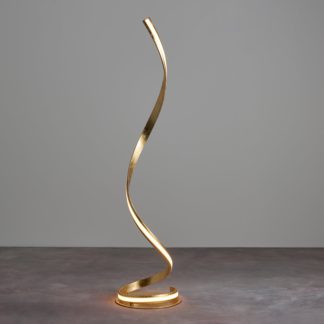 An Image of Vogue Reed Floor Lamp Gold