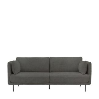 An Image of Derby 3 Seater Sofa, Velvet Truffle