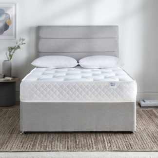 An Image of Foyle - Single - Open Coil Spring Fabric Mattress - Fabric - 3ft