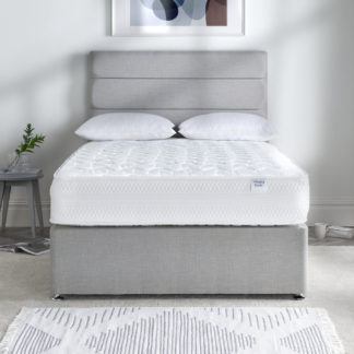 An Image of Arun - King Size - Open Coil Spring Semi-Orthopaedic Mattress - Fabric - 5ft