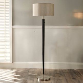 An Image of Lowry Metal Floor Lamp Silver