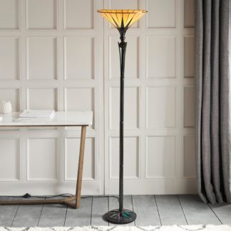 An Image of Vogue Samuel Traditional Uplighter Floor Lamp MultiColoured