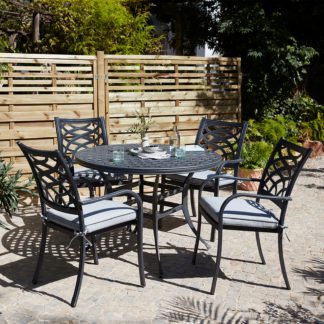 An Image of Siena 4 Seater Garden Dining Set