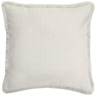 An Image of Woven Stonewashed Cushion - Natural