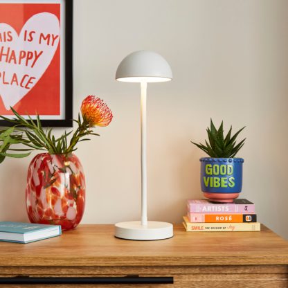 282b503a7a3fbb5d3f301dda3cd30ae8a8a8437ed60580d50ab02e9fd53c6dd5.jpg An Image of Kimi Adjustable Rechargeable Touch Dimmable Table Lamp White