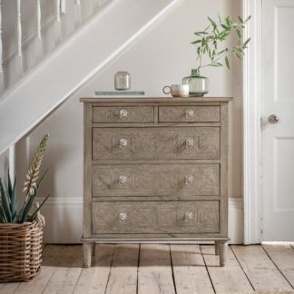 An Image of Modesto 5 Drawer Chest Natural
