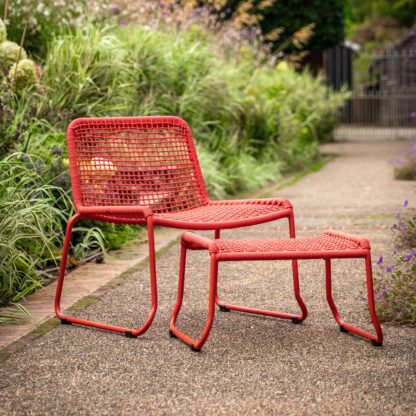 3ea14a920182d0f9eaaeaa1a6c151783415db2fb1a4b7e868b783168d988fcc2.jpg An Image of Lydden Lounge Chair with Footstool Black