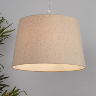 An Image of Finn Tapered Lamp Shade - 40cm - Natural