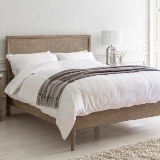 An Image of Modesto Wooden Bed Frame Natural